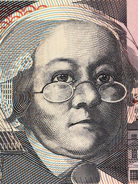 Mary Reibey Portrét Australských Peněz — Stock fotografie