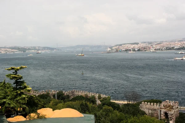 Γέφυρα Στην Κωνσταντινούπολη Τουρκία — Φωτογραφία Αρχείου