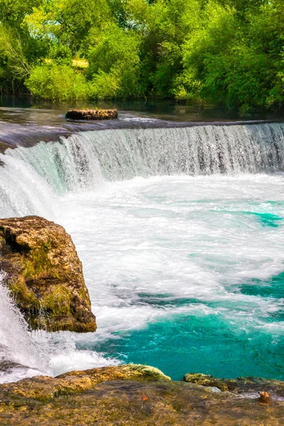 Cachoeira Rio Manavgat Turquia — Fotografia de Stock