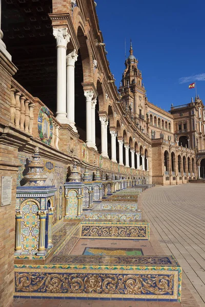 Ισπανία Πλατεία Χτίστηκε Για Την Έκθεση Της Λατινοαμερικανικής Συνόδου Του — Φωτογραφία Αρχείου