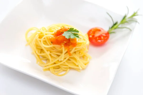 Spaghete Pentru Toți Focalizare Selectivă — Fotografie, imagine de stoc