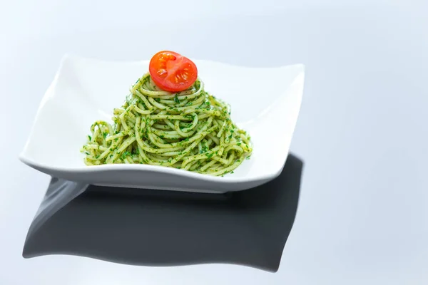 Італійська Спагетті Довга Макарони — стокове фото