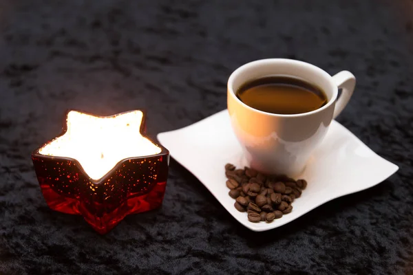 Coffee Cup Christmas Decorations — Stock Photo, Image