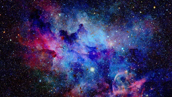Γαλαξίας Και Νεφέλωμα Στοιχεία Αυτής Της Εικόνας Που Παρέχονται Από — Φωτογραφία Αρχείου