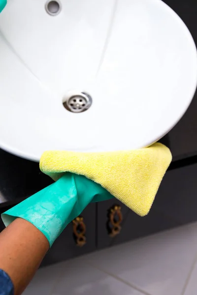 Καθαρισμός Της Τουαλέτας Βούρτσα — Φωτογραφία Αρχείου