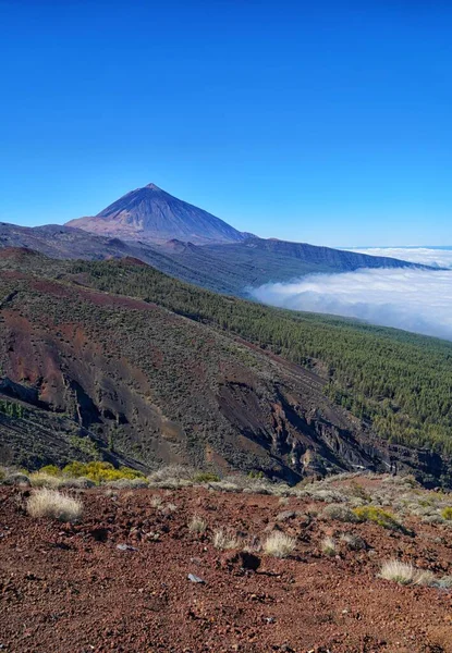 Monte Teide Tenerife Nelle Isole Canarie Spagna — Foto Stock