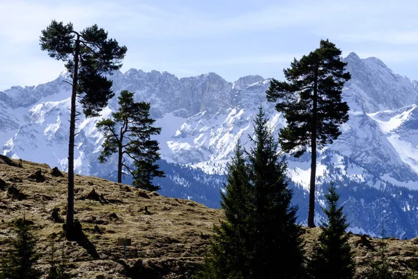 Landschapsfoto Garmisch Partenkirchen Het Voorjaar — Stockfoto