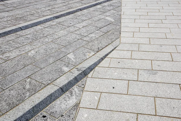 Rampenweg Detail Mit Behinderten Für Unterstützung Rollstuhlfahrer Behinderte Menschen Moderne — Stockfoto