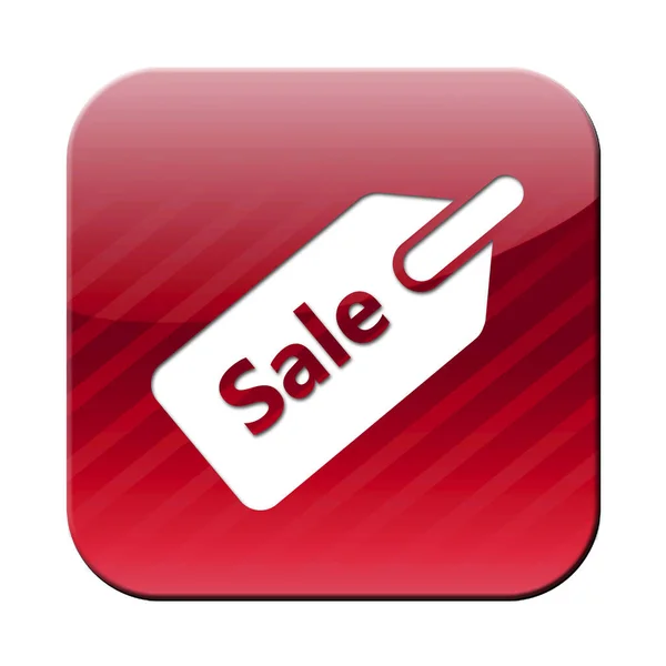Prodej Symbol Tlačítka Prodej Obchod — Stock fotografie