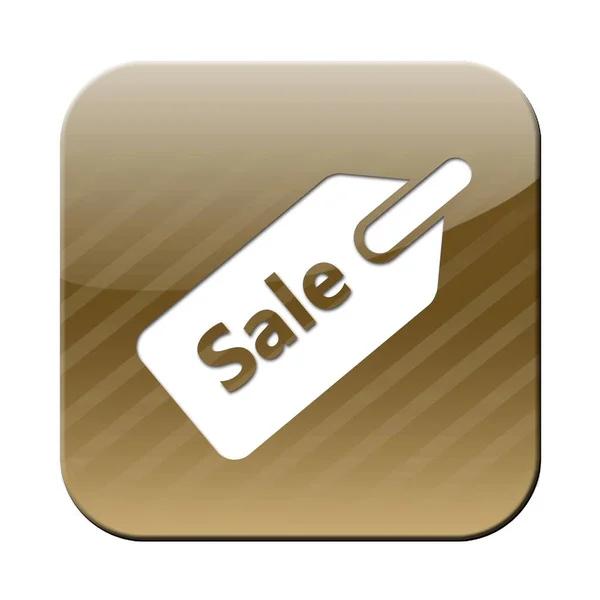 Prodej Symbol Tlačítka Prodej Obchod — Stock fotografie