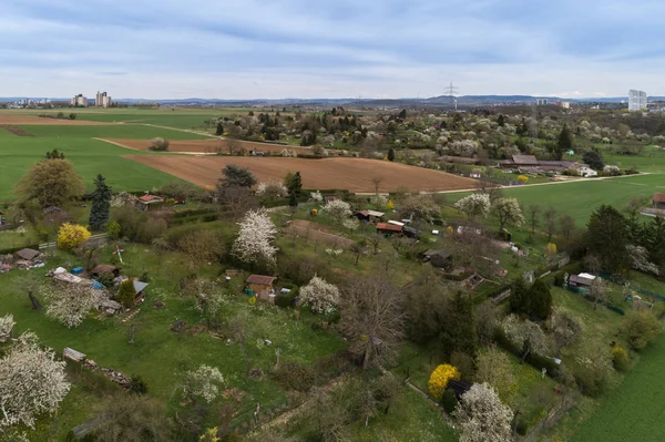 Kleingärten Frühling — Stockfoto