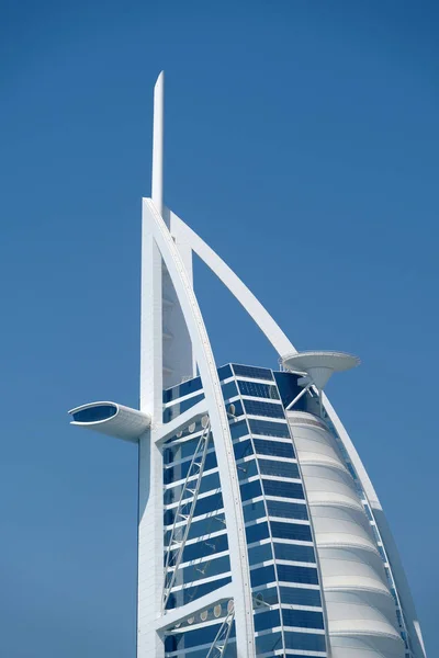 Cena Tiro Burj Arab Dubai — Fotografia de Stock