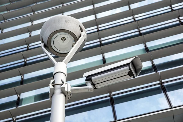 Telecamere Sicurezza Nell Edificio Degli Uffici Sistema Sourvillance — Foto Stock