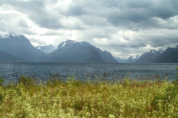 Přírodní Krajina Geirangerfjord Norsko Hory — Stock fotografie