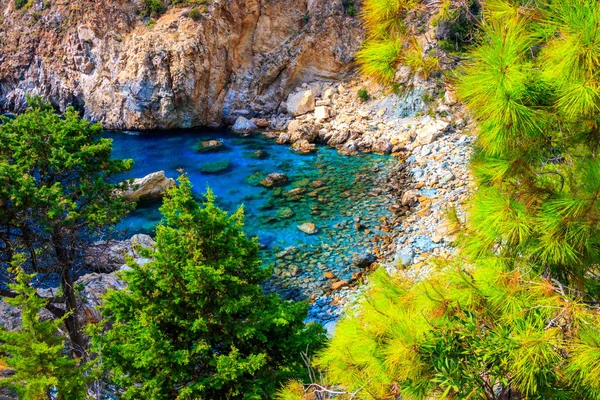 Bahía Secreta Del Mar Antalya Turquía — Foto de Stock