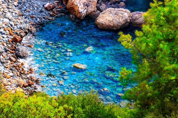 Antalya Daki Gizli Deniz Koyu Türkiye — Stok fotoğraf