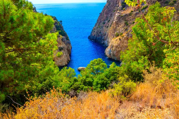 Bahía Secreta Del Mar Antalya Turquía —  Fotos de Stock