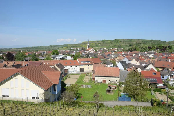 Ihringen Kaiserstuhl Baden Wuerttemberg Germany Place Town Town Viticulture Wine — Stock Photo, Image