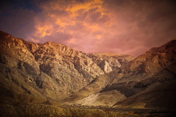 Γραφικό Τοπίο Των Βουνών Στις Άνδεις Του Περού — Φωτογραφία Αρχείου