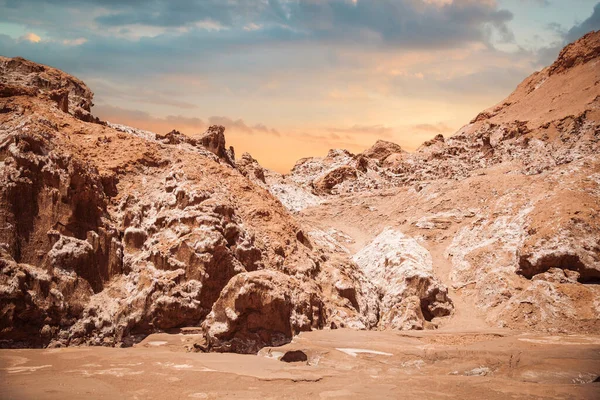 Valle Luna Cerca San Pedro Atacama Chile — Foto de Stock