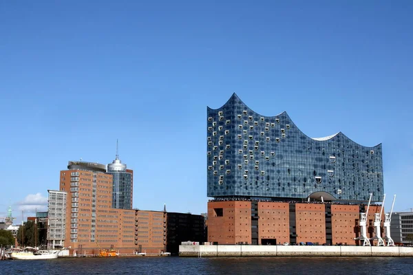 Elbphilharmonie Hamburku Října 2017 Částí Hafencity — Stock fotografie