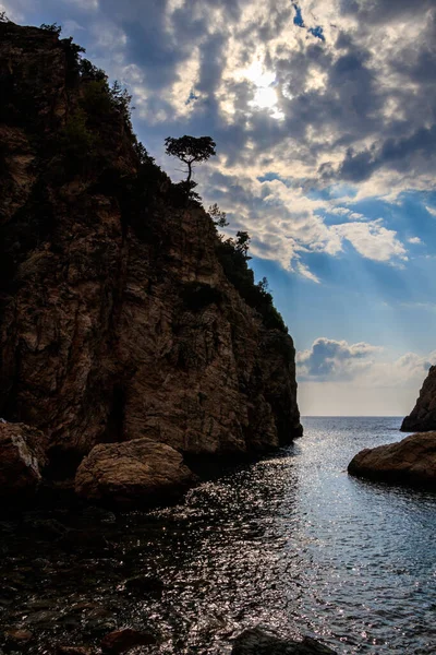 Bahía Secreta Del Mar Antalya Turquía — Foto de Stock