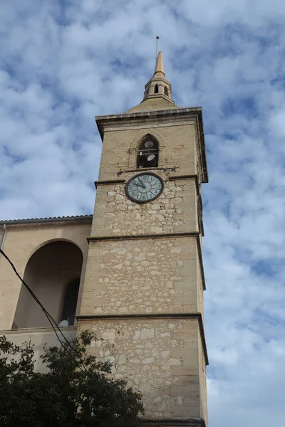 Kostel Santa Margalida Santa Margalida Mallorca Španělsko Věž Budova Budova — Stock fotografie