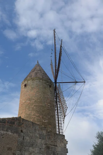 Windmill Mill Santa Margalida Santa Margalida Mallorca Spain Flour Mill — стоковое фото