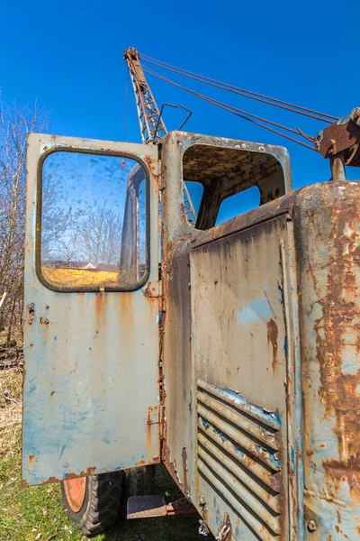 Wrack Eines Alten Ausrangierten Baggers — Stockfoto