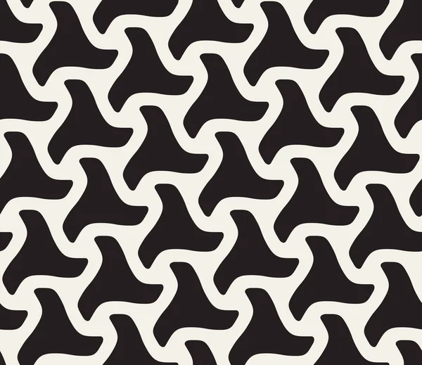 Vektörsüz Siyah Beyaz Üçgen Şekil Girdap Çizgisi Deseni Soyut Arkaplan — Stok fotoğraf