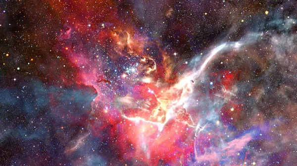 Fondo Espacial Galaxia Abstracta — Foto de Stock