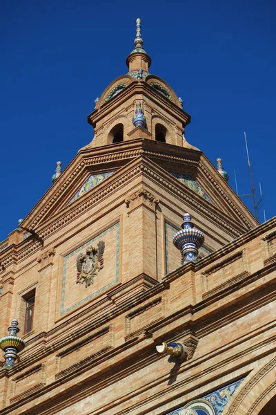 Gebäude Auf Der Plaza Espana Villa — Stockfoto
