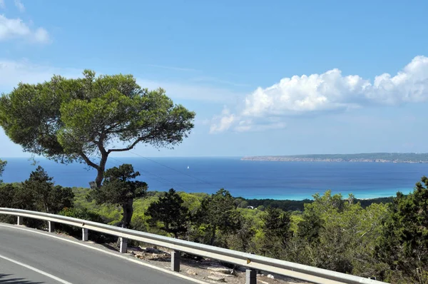 Carretera Costera Formentera —  Fotos de Stock