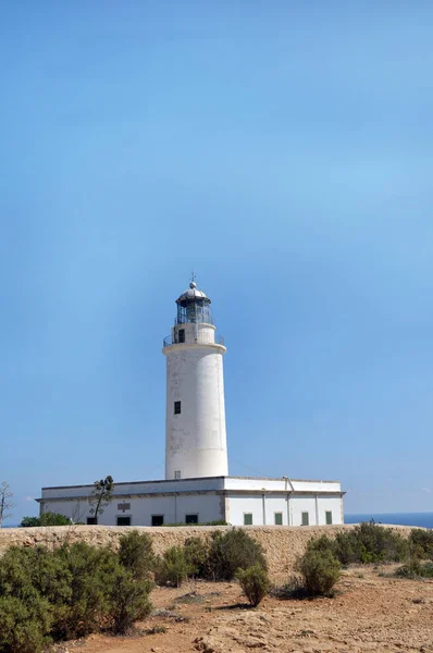 Formentera Daki Deniz Feneri Faro Formentera — Stok fotoğraf