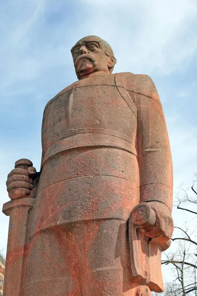 Statue Monument Represents Former Statesman Politician German Chancellor Reich 1871 — Stockfoto