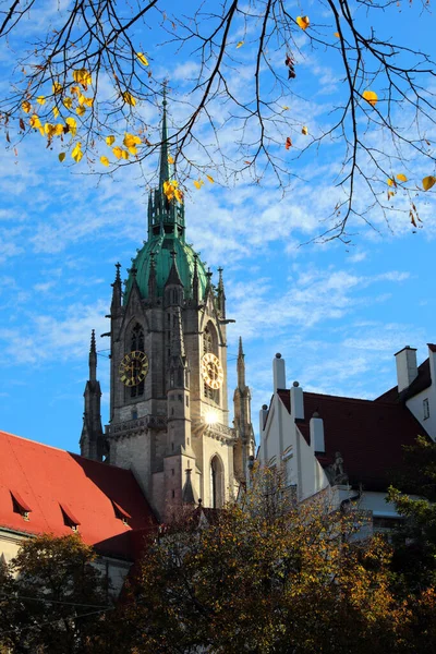 Catholic Parish Church Paul Church Munich Built 1892 1906 Plans — стоковое фото