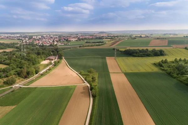 Vista Aérea Markgrningen Distrito Ludwigsburg — Foto de Stock