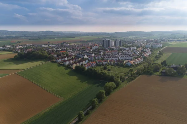 Vista Aérea Markgrningen Distrito Ludwigsburg — Foto de Stock