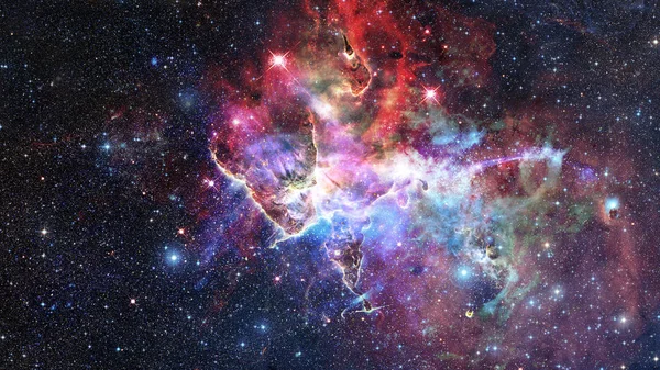 Mystic Mountain Région Nébuleuse Carina Imaginée Par Télescope Spatial Hubble — Photo