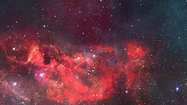 Nebulosa Och Galaxer Mörka Rymden Delar Denna Bild Tillhandahålls Nasa — Stockfoto