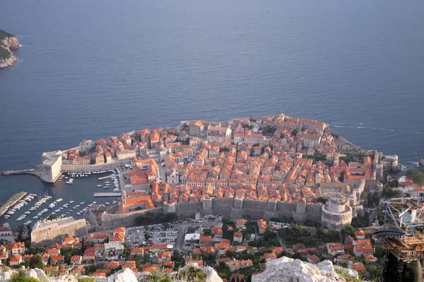 Dubrovnik Horvátország Népszerű Úticél Adriai Tenger — Stock Fotó
