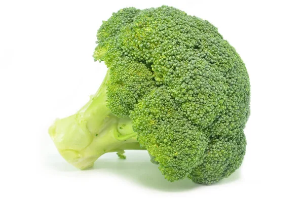 Brocoli Frais Isolé Sur Fond Blanc — Photo