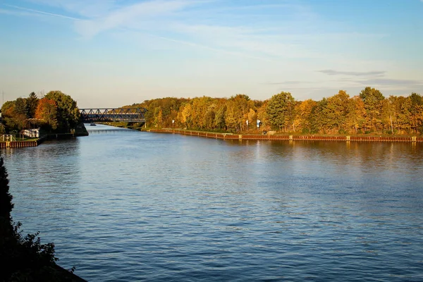 Canal Mittelland Cerca Brunswick —  Fotos de Stock