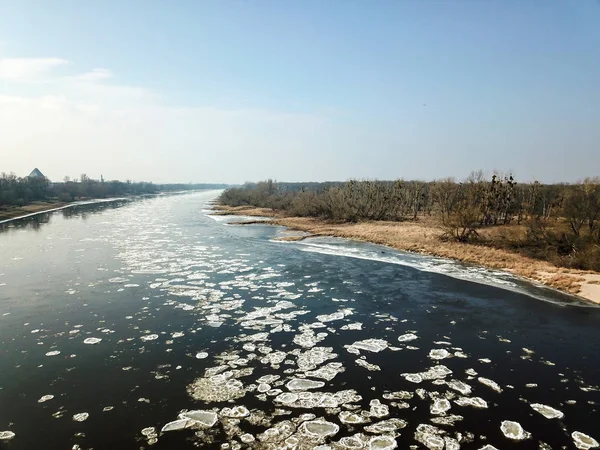 氷の摩擦氷の通路氷の流れ — ストック写真