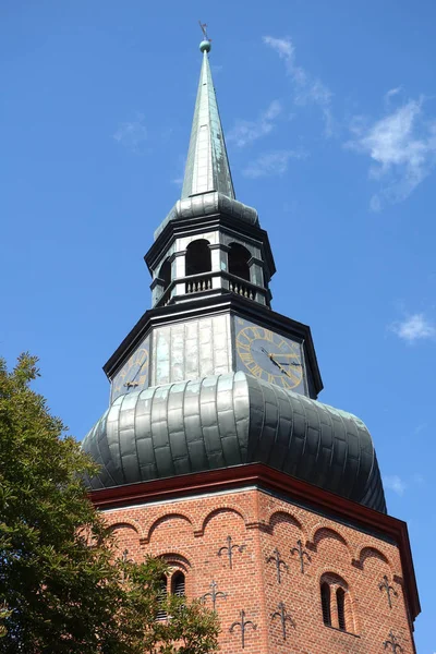 Kostel Kosmae Damiani Hanzovním Městě Stade — Stock fotografie