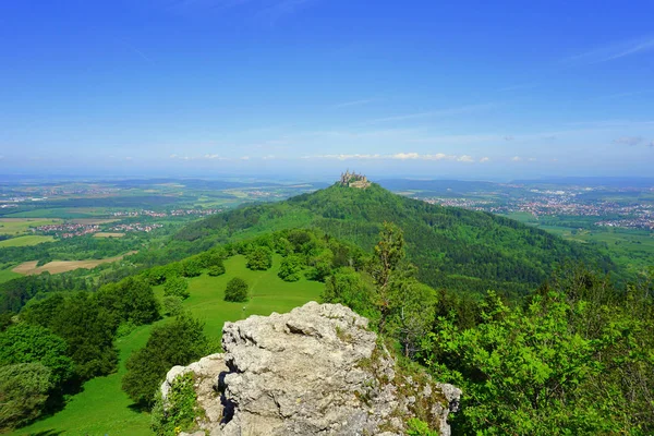 Burgpanorama Burg Hohenzollern — Stockfoto