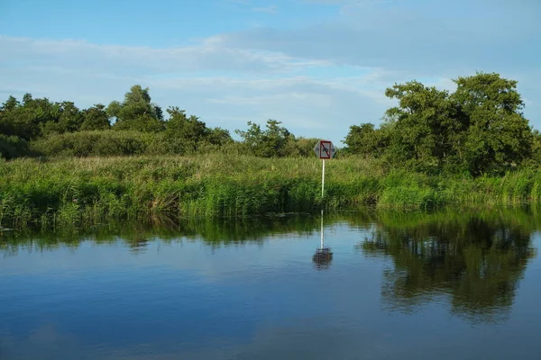 Vatten Landskap Västra Pommern — Stockfoto