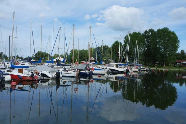 Western Summer Sailing Route Lake Dammscher — Stock Photo, Image