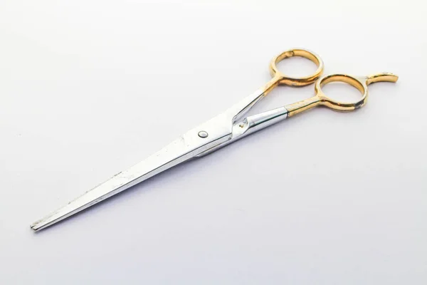 Isolated Vintage Scissors White Background — Stock Photo, Image