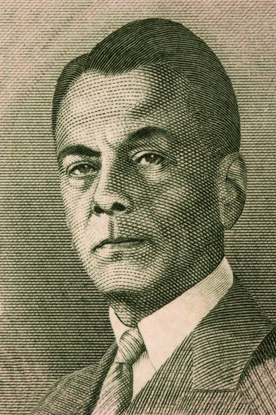 Manuel Luis Quezon Portrét Starého Filipínského Pesa — Stock fotografie